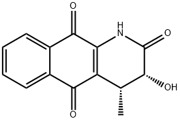 (3R,4R)-3,4-二氢-3-羟基-4-甲基苯并[G]喹啉-2,5,10(1H)-三酮