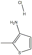 2-Methylthiophen-3-aMine hydrochloride 化学構造式