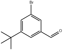 3-溴-5-叔丁基苯甲醛 结构式