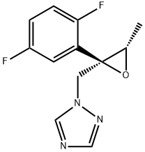 1-[[(2R,3S)-2-(2,5-二氟苯基)-3-甲基环氧乙烷基]甲基]-1H-1,2,4-三唑 结构式