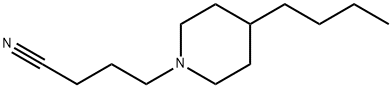 4-(4-n-Butylpiperidin-1-yl)butanenitrile 结构式