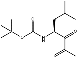 CarbaMic acid, [(1S)-3-Methyl-1-(2-Methylpropyl)-2-oxo-3-butenyl]-, 1,1-diMethylethyl ester (9CI) Structure
