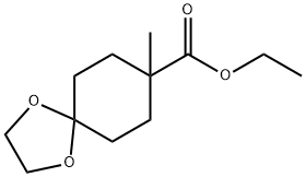 Ethyl 8-Methyl-1,4-dioxa-spiro[4,5]decane-8-carboxylate Structure