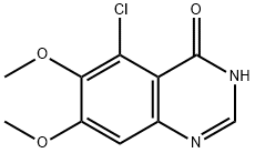 5-chloro-6,7-diMethoxyquinazolin-4(3H)-one Structure