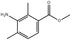 3-アミノ-2,4-ジメチル安息香酸メチル 化学構造式