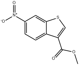 6-硝基苯并[B]噻吩-3-甲酸甲酯, 24982-60-3, 结构式