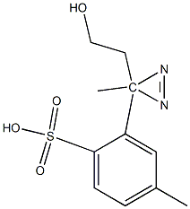 3-甲基-3H-双吖丙啶-3-乙醇对甲苯磺酸酯 结构式