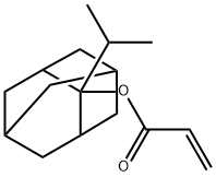 2-Propenoic acid 2-(1-methylethyl)tricyclo[3.3.1.13,7]dec-2-yl ester 化学構造式