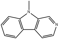 9-Methyl-9H-beta-carboline Struktur