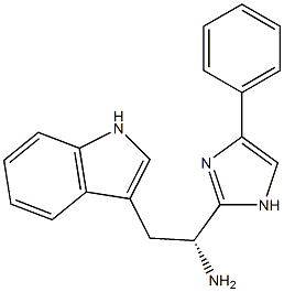 (S) -2-(1H-吲哚-3-基)-1-(4-苯基-1H-咪唑-2-基)乙胺,252279-09-7,结构式