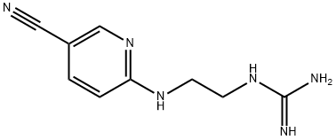 1-(2-(5-cyanopyridin-2-ylaMino)ethyl)guanidine Struktur