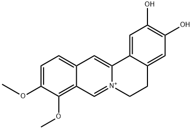 デメチレンベルベリン 化学構造式