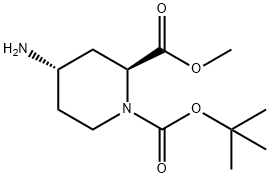 (2S,4S)-4-Amino-1,2-piperidinedicarboxylic acid 1-(1,1-dimethylethyl) 2-methyl ester