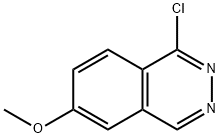 1-氯-6-甲氧基酞嗪, 256443-70-6, 结构式