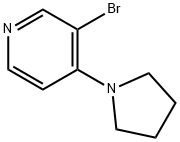 3-溴-4-(吡咯烷-1-基)吡啶 结构式