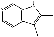 2,3-DiMethyl-1H-pyrrolo[2,3-c]pyridine 化学構造式