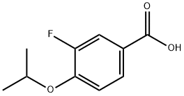 3-Fluoro-4-isopropoxybenzoic acid Structure