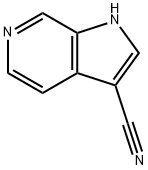 1H-吡咯并[2,3-C]吡啶-3-甲腈, 25957-69-1, 结构式