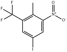5-Iodo-2-Methyl-1-nitro-3-trifluoroMethyl-benzene Struktur