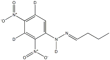 丁醛2,4-二硝基苯腙-D3,259824-54-9,结构式