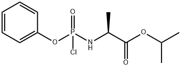L-Alanine, N-(chlorophenoxyphosphinyl)-, 1-Methylethyl ester Structure