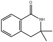 3,3-DiMethyl-3,4-dihydroisoquinolin-1(2H)-one Struktur