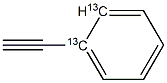 Ethynylbenzene-13C2 结构式