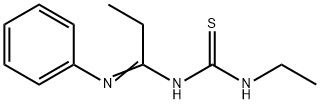 N-[(EthylaMino)thioxoMethyl]-N'-phenylpropaniMidaMide 结构式