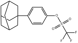 4-(AdaMantan-1-yl)phenyl trifluoroMethanesulfonate, 263398-16-9, 结构式