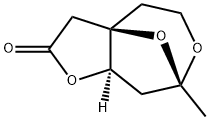 (3AR,7S,8AR)-四氢-7-甲基-7H-3A,7-环氧呋喃并[2,3-D]氧杂卓-2(3H)-酮, 263764-83-6, 结构式