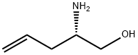(2S)-2-アミノペント-4-エン-1-オール 化学構造式