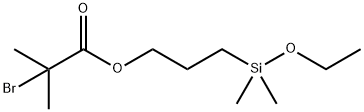 Propanoicacid, 2-broMo-2-Methyl-, 3-(ethoxydiMethylsilyl)propyl ester Structure