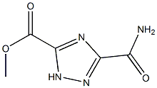 methyl 5-carbamoyl-2H-1,2,4-triazole-3-carboxylate Struktur