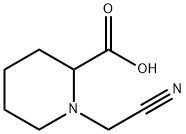 1-(氰基甲基)-2-哌啶羧酸,267220-58-6,结构式
