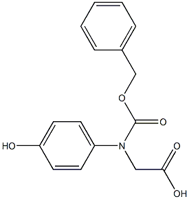 N-苄氧羰基-4-羟基-D-2-苯基甘氨酸, 26787-75-7, 结构式