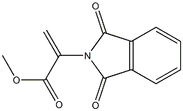 2-(1,3-ジオキソイソインドール-2-イル)プロプ-2-エン酸メチル 化学構造式
