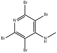 2,3,5,6-四溴-N-甲基吡啶-4-胺, 26888-84-6, 结构式