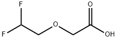 (2,2-Difluoroethoxy)acetic Acid Structure