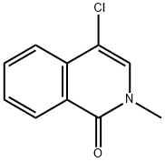 4-氯-2-甲基异喹啉-1(2H)-酮, 27187-01-5, 结构式