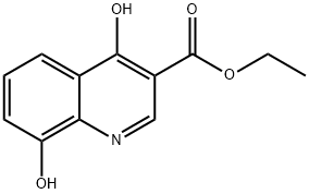 4,8-二羟基喹啉-3-羧酸乙酯,27333-37-5,结构式