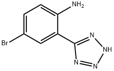 4-broMo-2-(1H-tetrazol-5-yl)aniline Structure