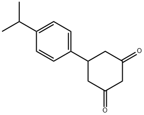 1,3-Cyclohexanedione, 5-[4-(1-Methylethyl)phenyl]- 结构式