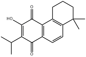 5,6,7,8-Tetrahydro-3-hydroxy-2-isopropyl-8,8-dimethyl-1,4-phenanthrenedione Struktur