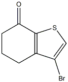 3-溴-5,6-二氢苯并[B]噻吩-7(4H)-酮 结构式