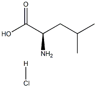 D-Leucine, hydrochloride 化学構造式