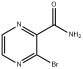 3-бромпиразин-2-карбоксамид структура