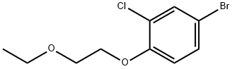 4-溴-2-氯-1-(2-乙氧基乙氧基)苯, 279261-90-4, 结构式