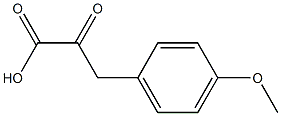 4-甲氧基苯基丙酮酸 结构式