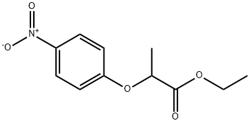 2-(4-Nitrophenoxy)-Propanoic Acid Ethyl Ester Structure