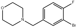 4-(3-BroMo-4-fluorobenzyl)Morpholine, 96%